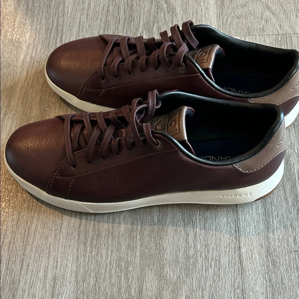 COLE HAAN GRANDPRO Classic Brown Leather Sneakers for Men(NWOT)